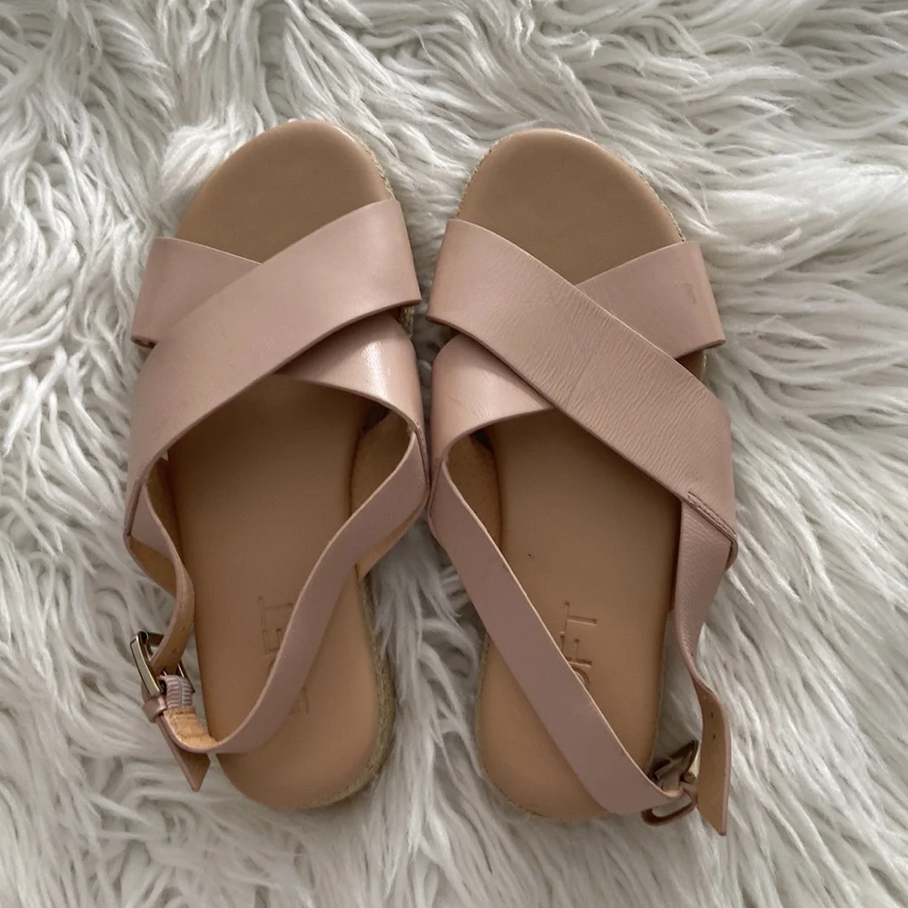LOFT Women's Tan Sandals size 6.5 BNWOT see all photos